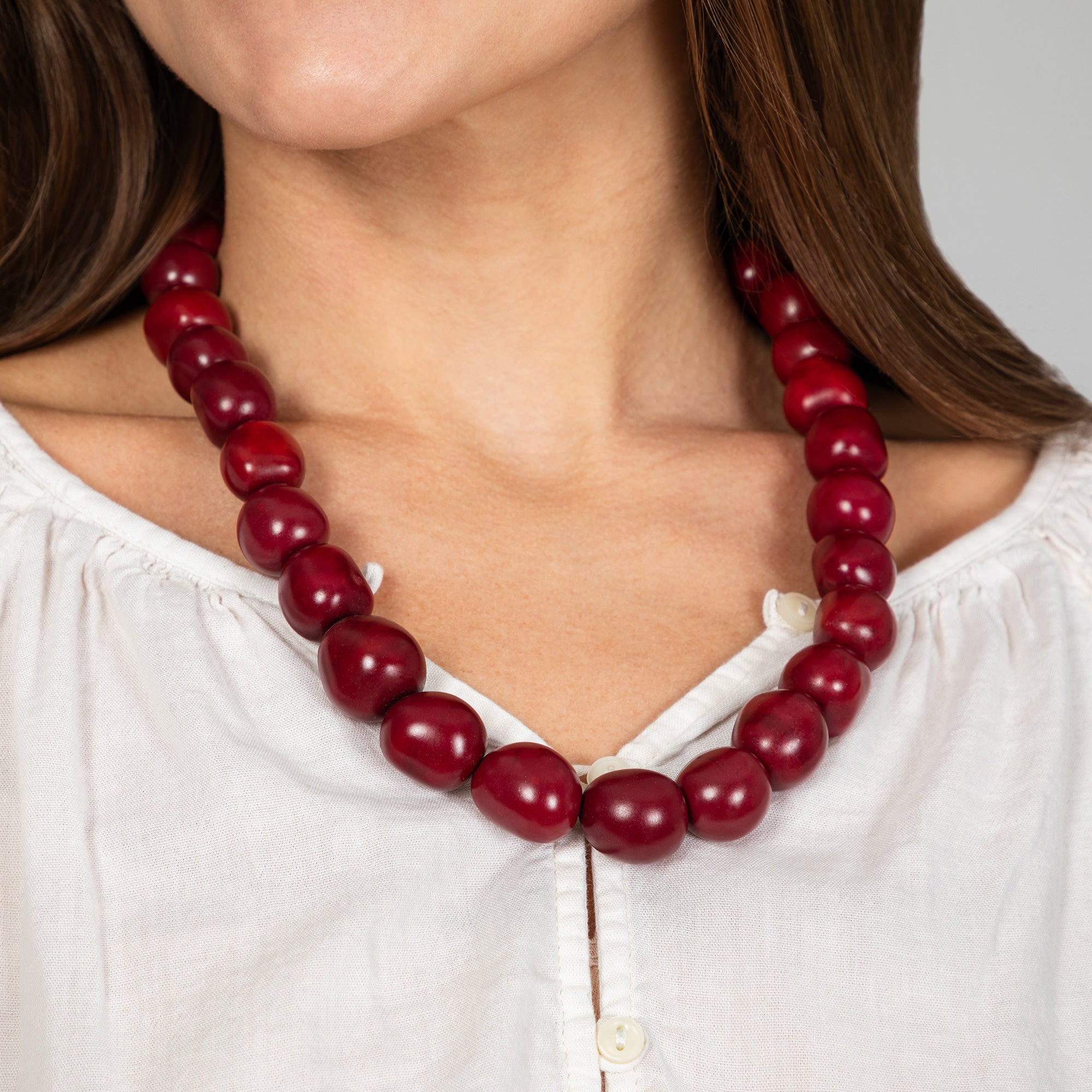 Premium Tatiana Tagua Necklace - Eco-Chic Amazon Jewelry