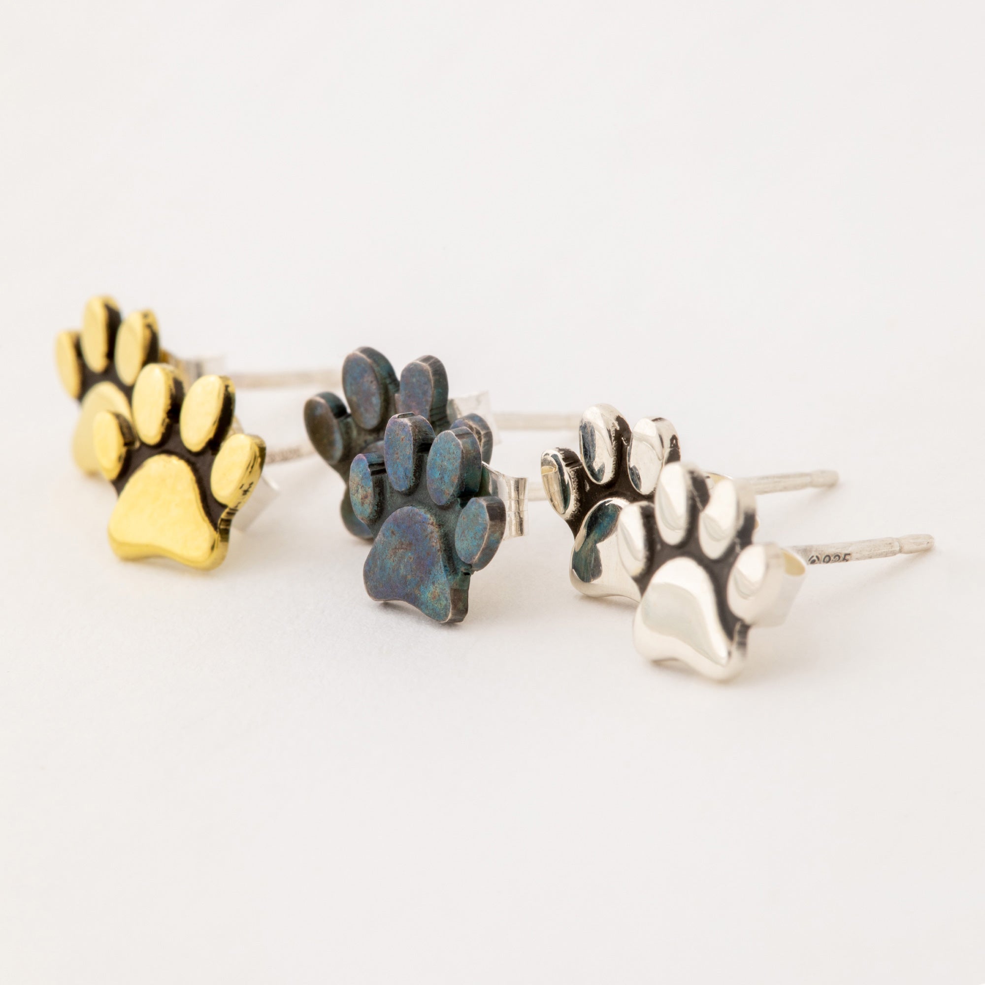 Premium Paw Print Earrings Set - 3 Unique Styles