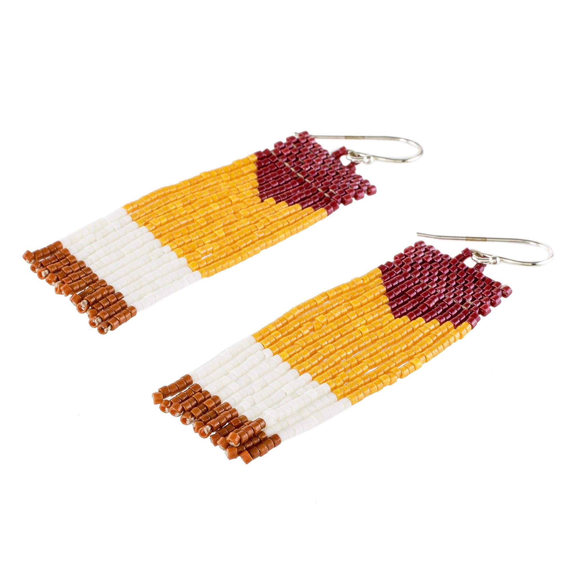 Premium Multicolored Beaded Waterfall Earrings – Handcrafted Elegance