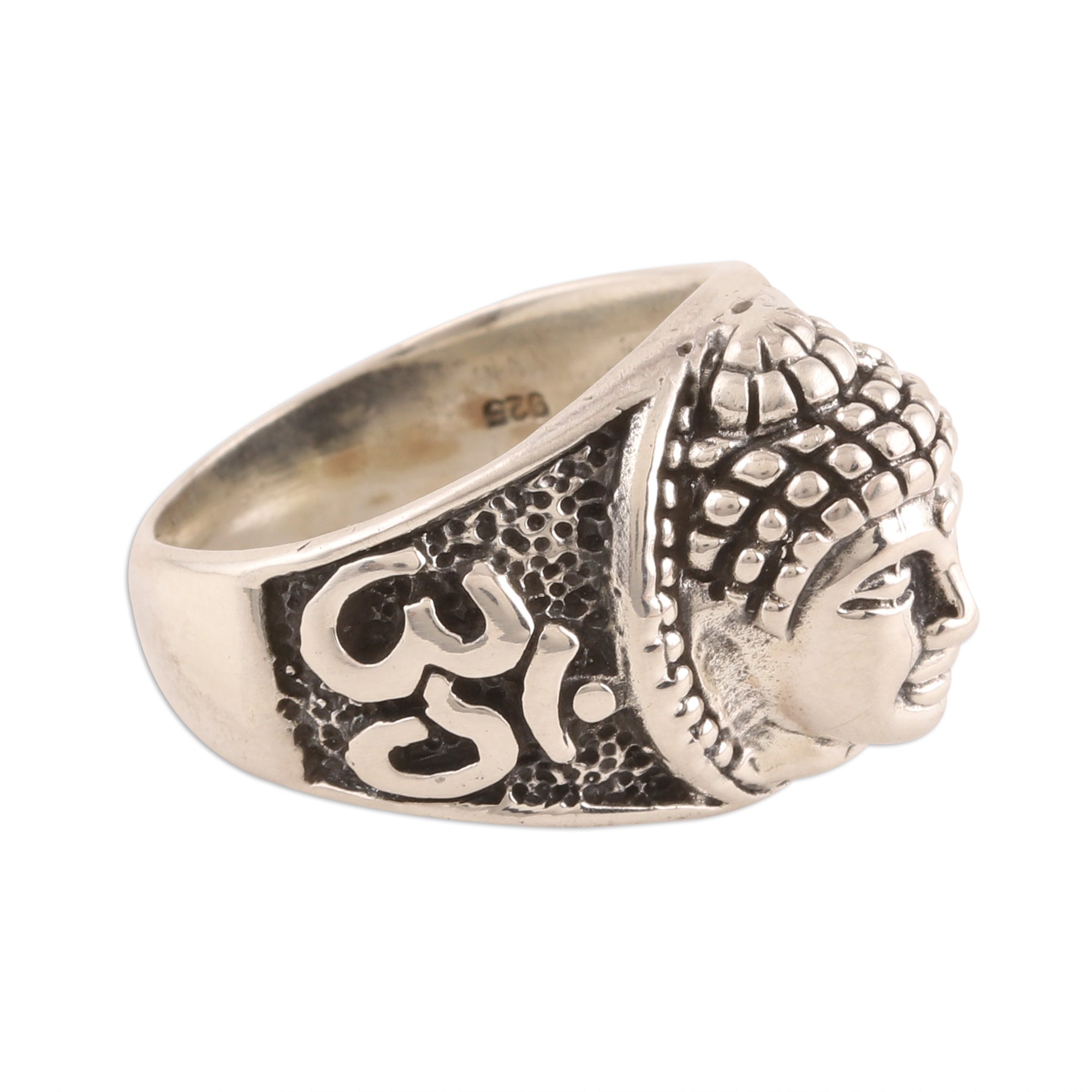 Premium Sterling Silver Meditating Buddha Ring – Handcrafted in India