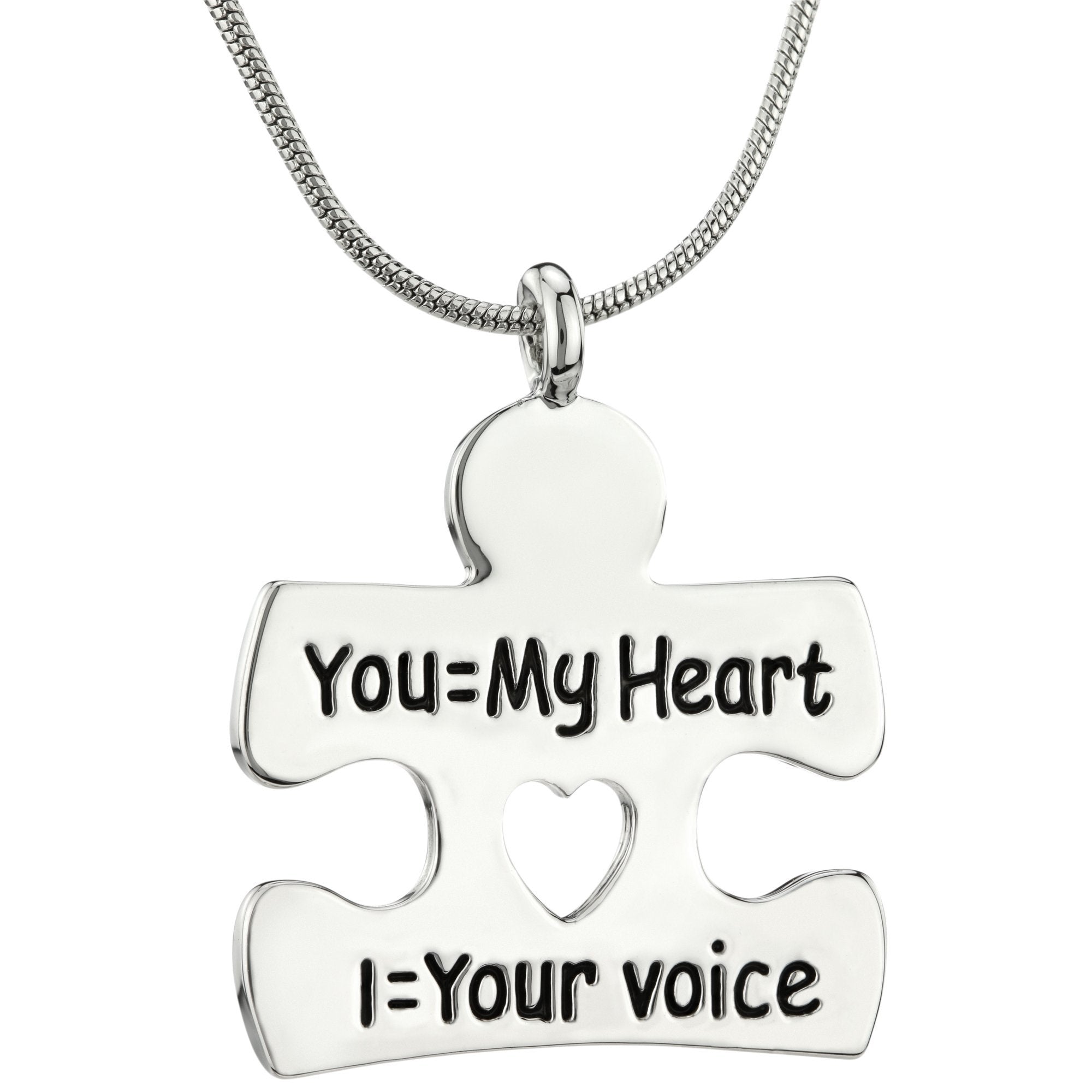 Premium Autism Awareness Necklace - 'I Am Your Voice'