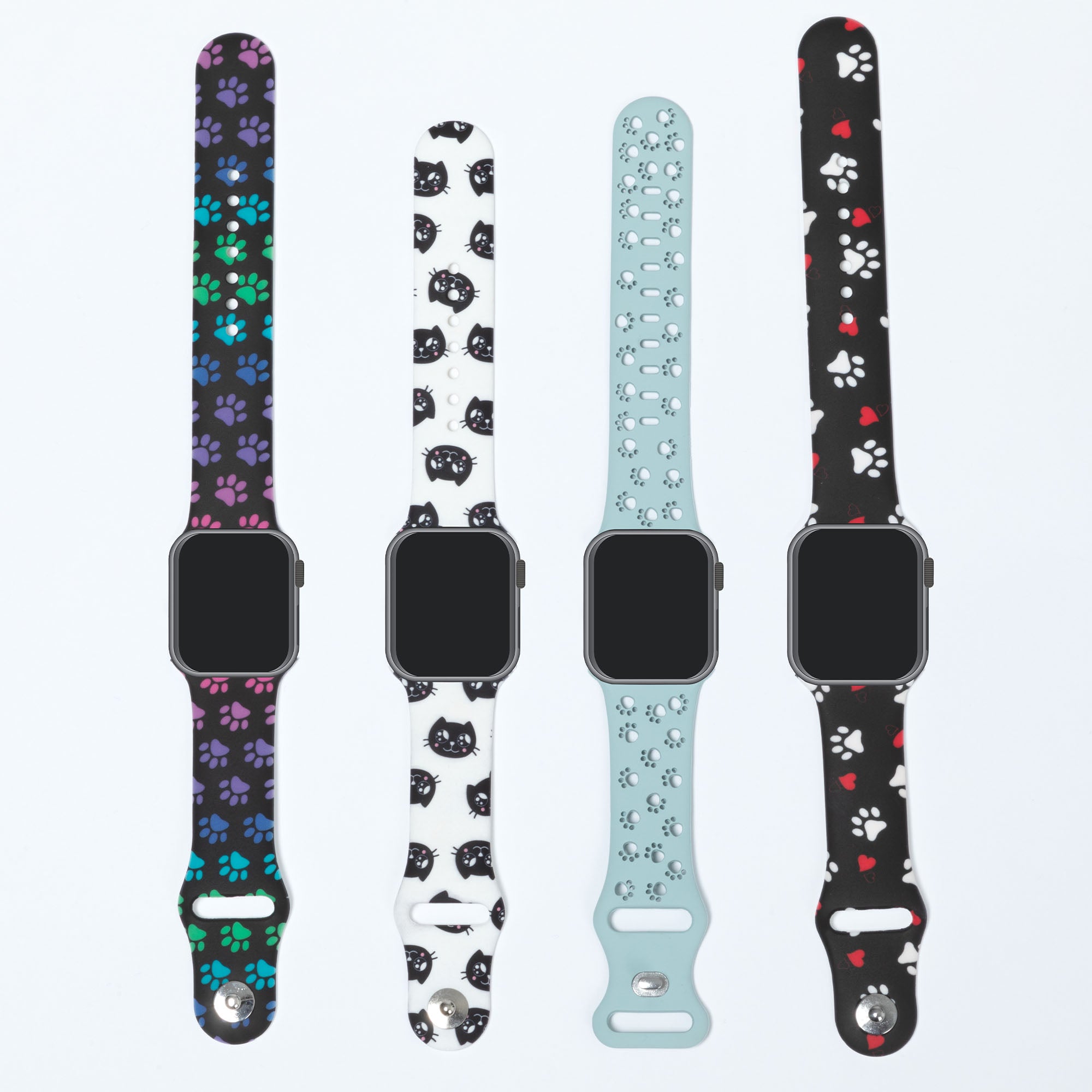 Premium Patterned Silicone Apple Watch Band – Ultimate Style & Comfort