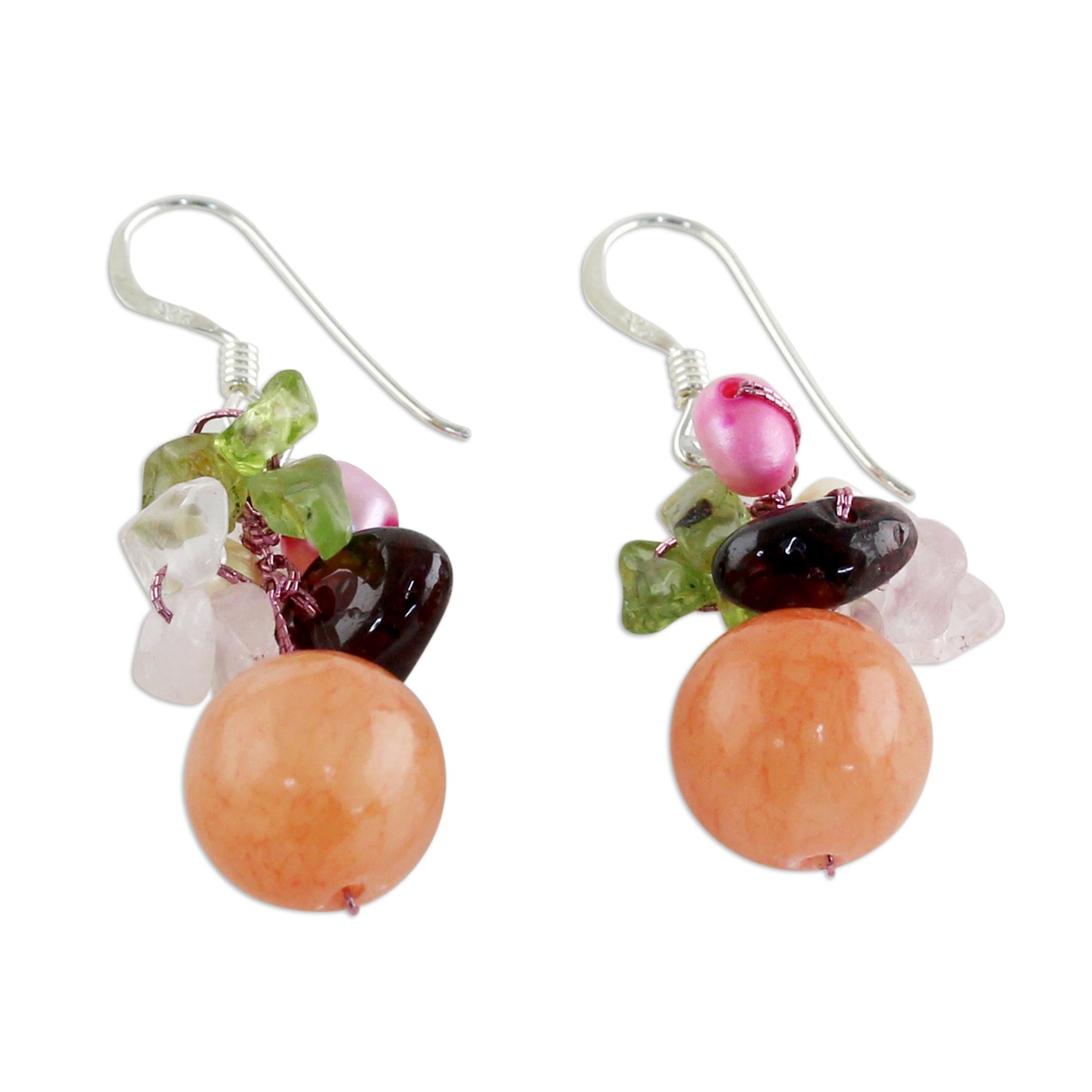 Premium Strawberry Fantasy Pearl Earrings - Handcrafted Elegance