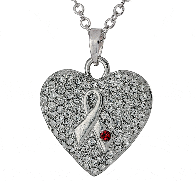 Premium Heart of My Heart Diabetes Awareness Necklace