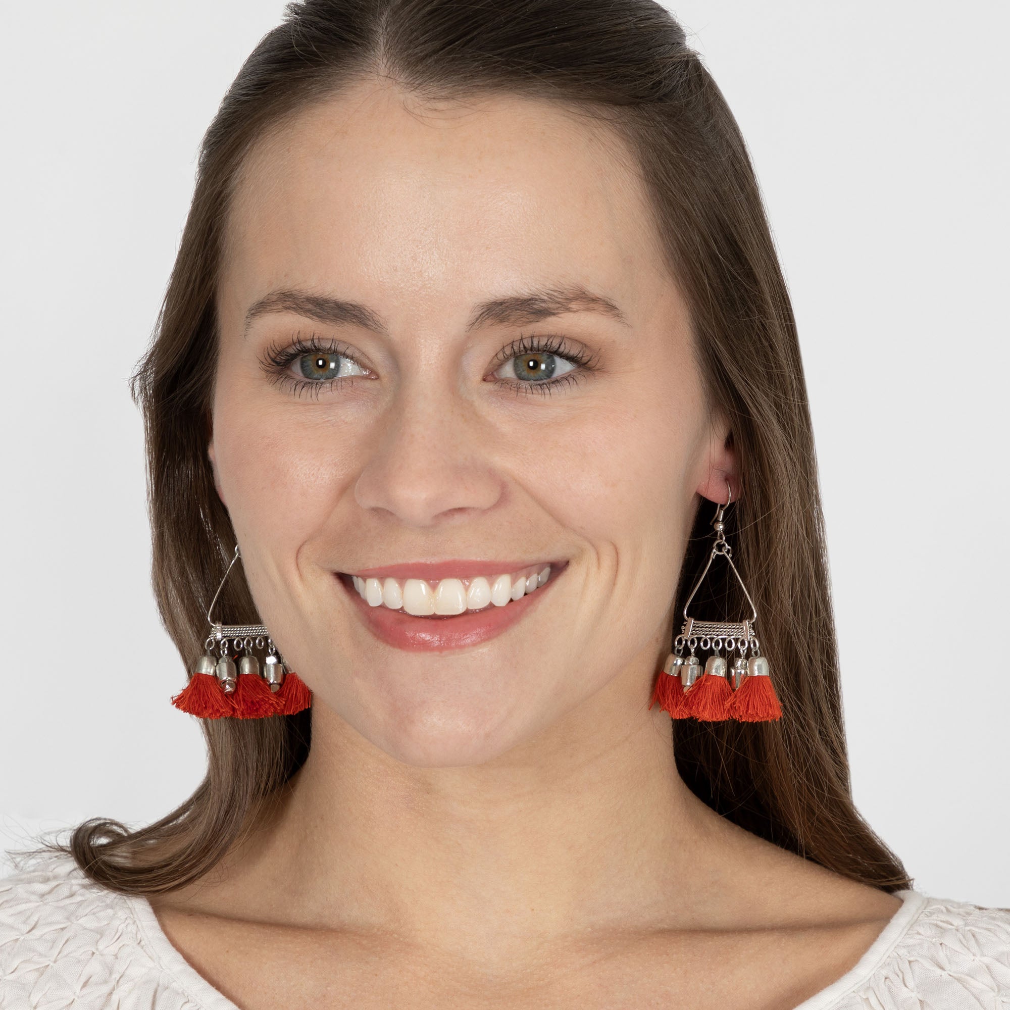 Premium Taj Tassel Earrings - Bohemian Style