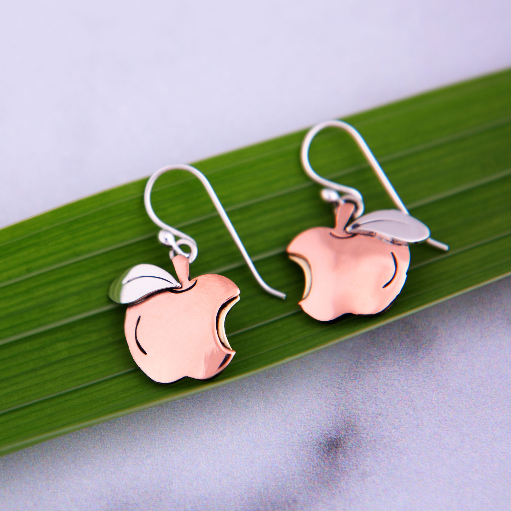 Premium Teacher Appreciation Apple Earrings - Handmade Symbol of Education