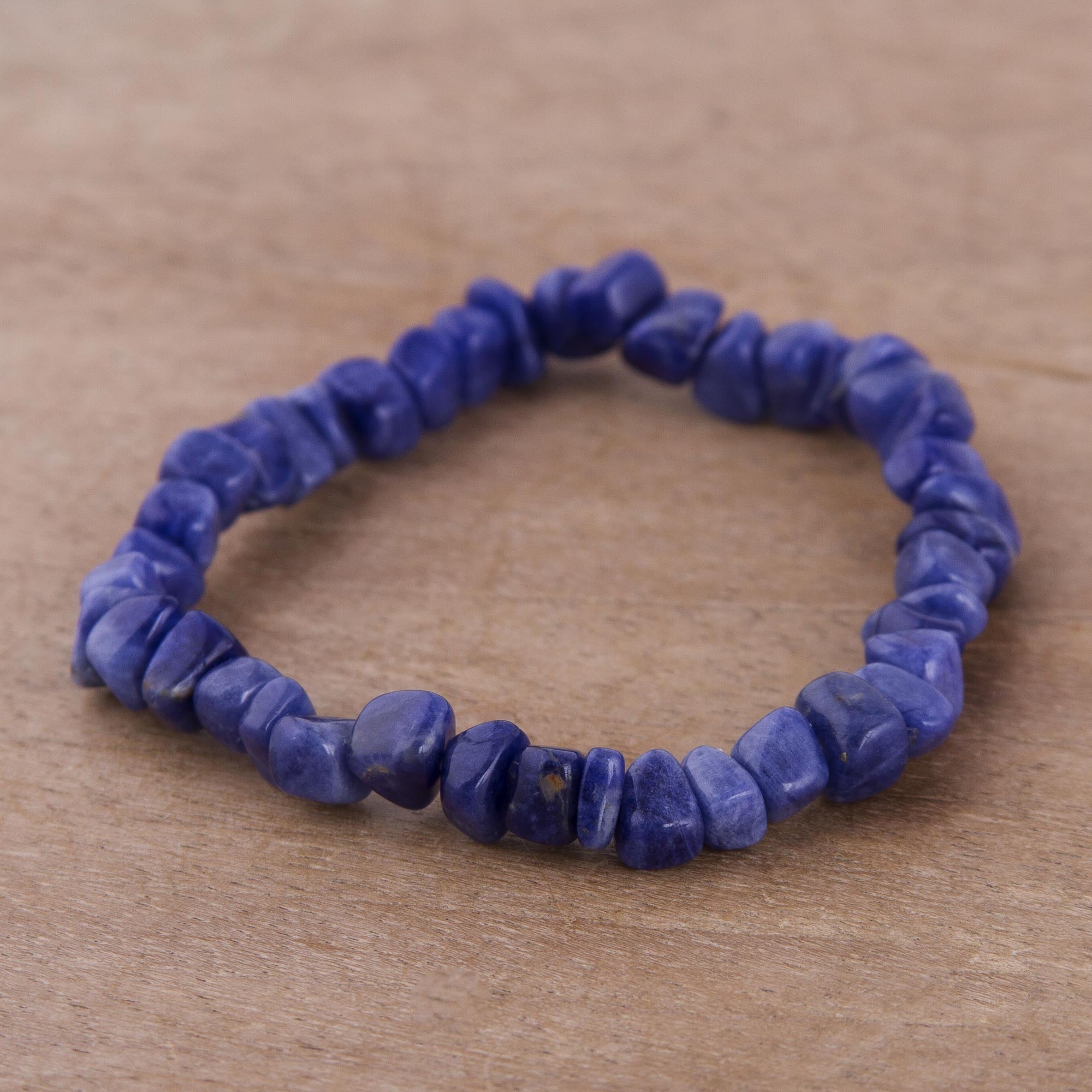 Premium Sodalite Harmony Bracelet - Handcrafted Gemstone Jewelry