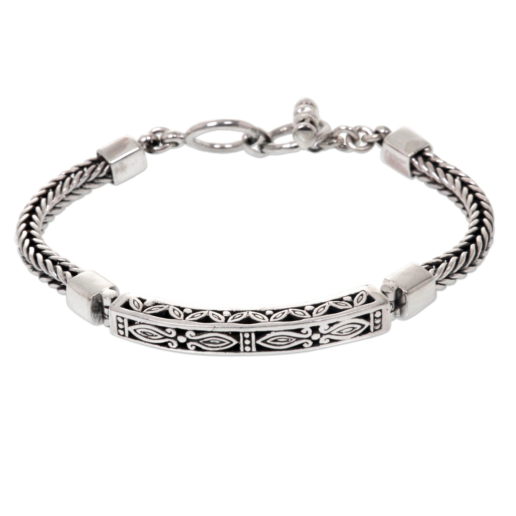 Premium Bali Bagus Handcrafted Sterling Silver Bracelet - Exquisite Balinese Design