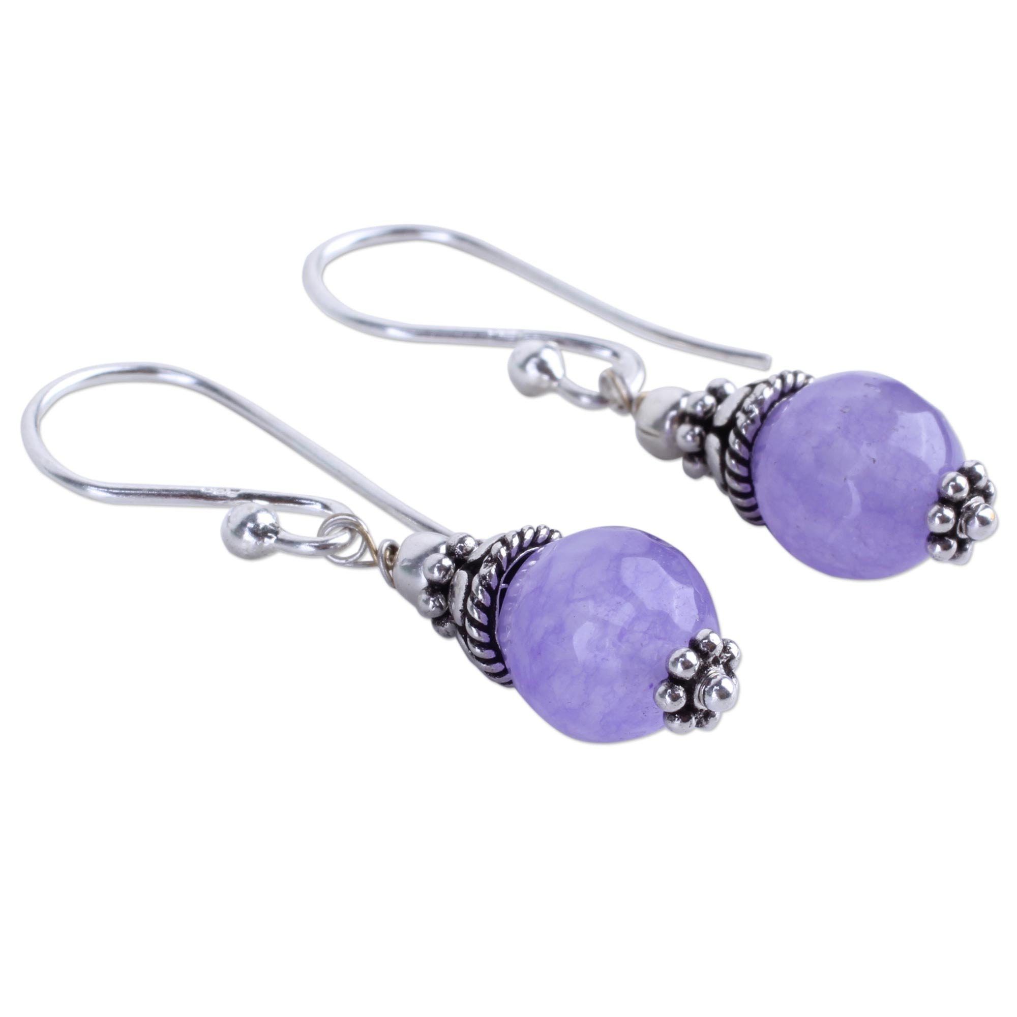 Premium Magical Glow Agate Dangle Earrings - Handcrafted Sterling Silver