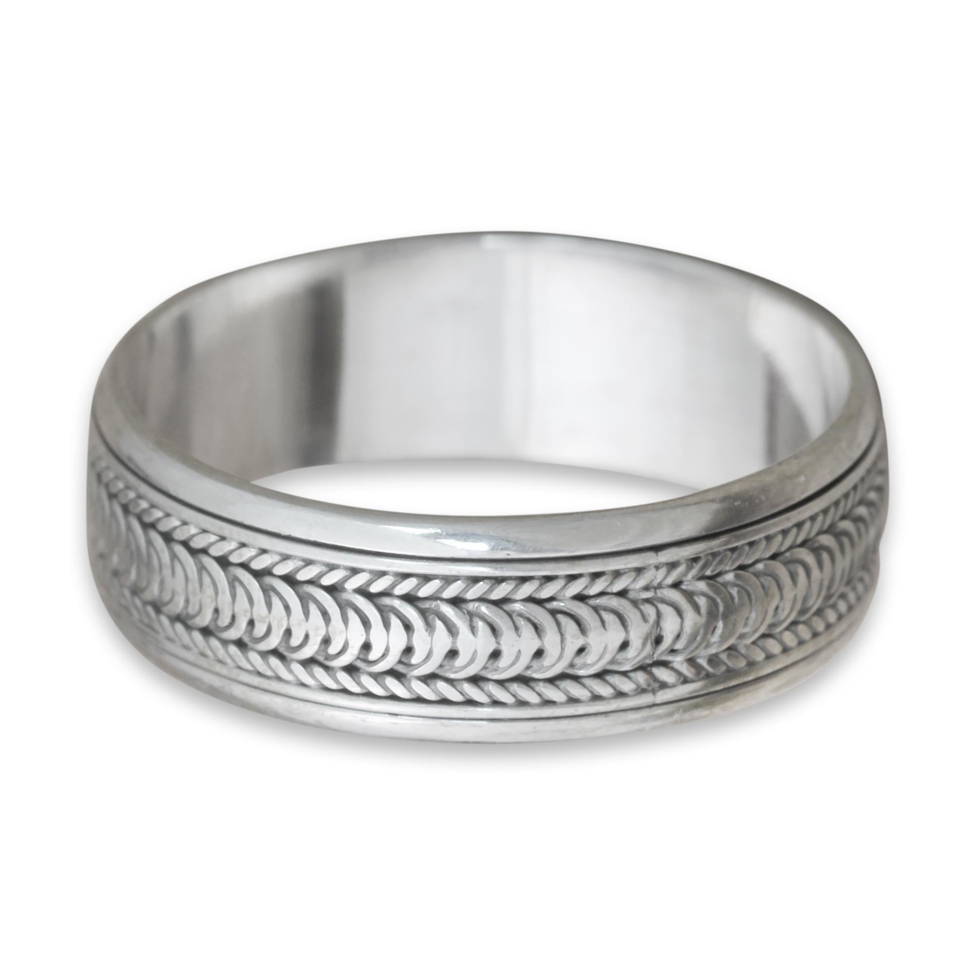 Premium Infinity Path Spinner Meditation Ring