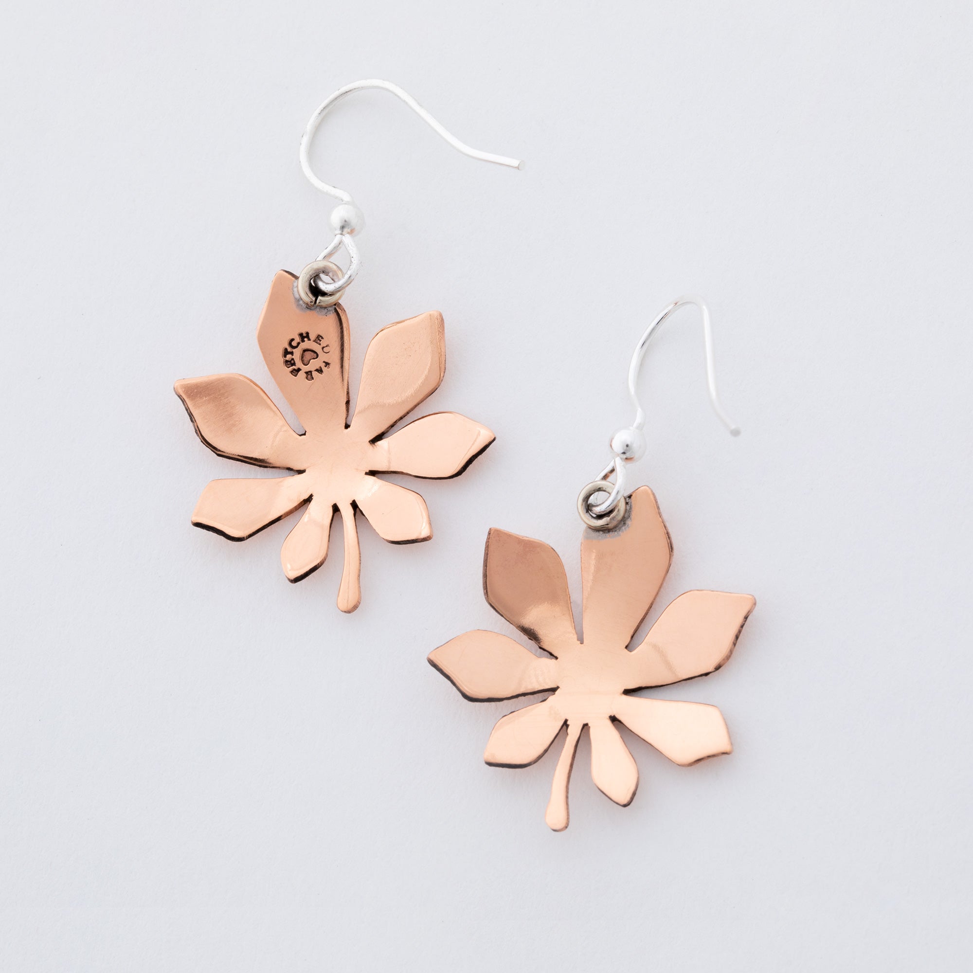 Premium Mixed Metal Falling Leaf Earrings - Ultimate Nature-Inspired Jewelry