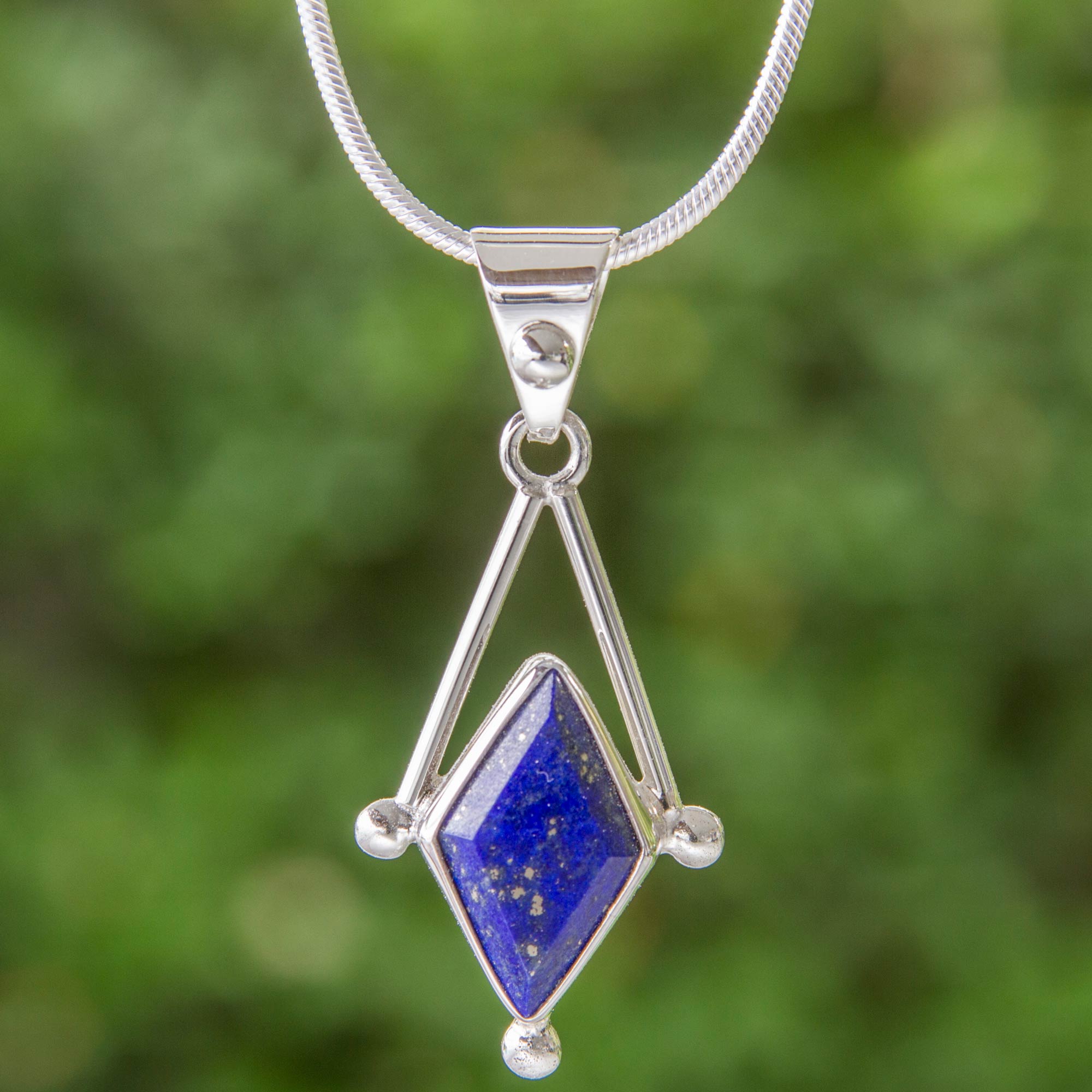 Premium Lapis Lazuli & 950 Silver Artisan Necklace - Ultimate Clarity & Protection