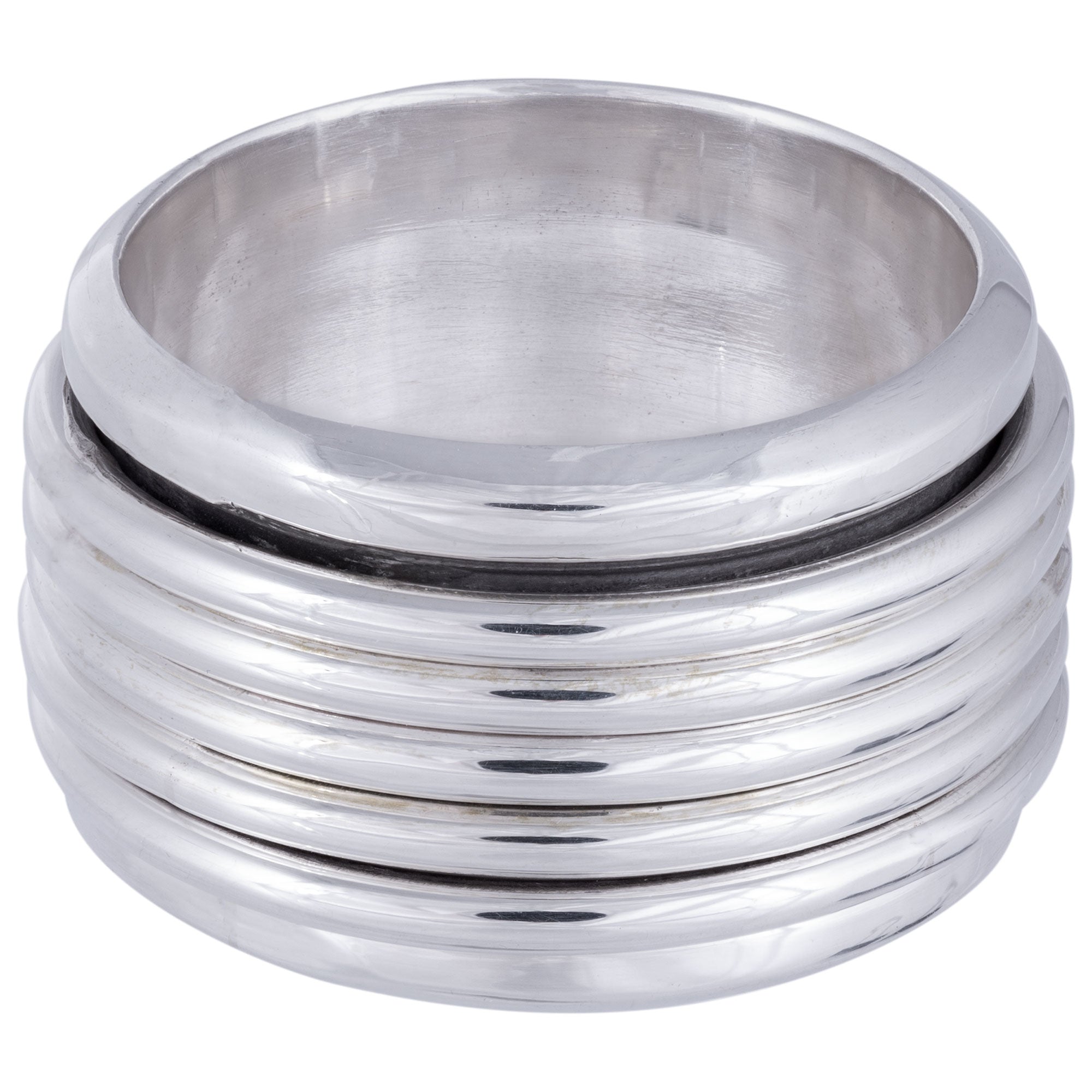 Premium Sterling Silver Spinning Ring - Ultimate Fidget Jewelry