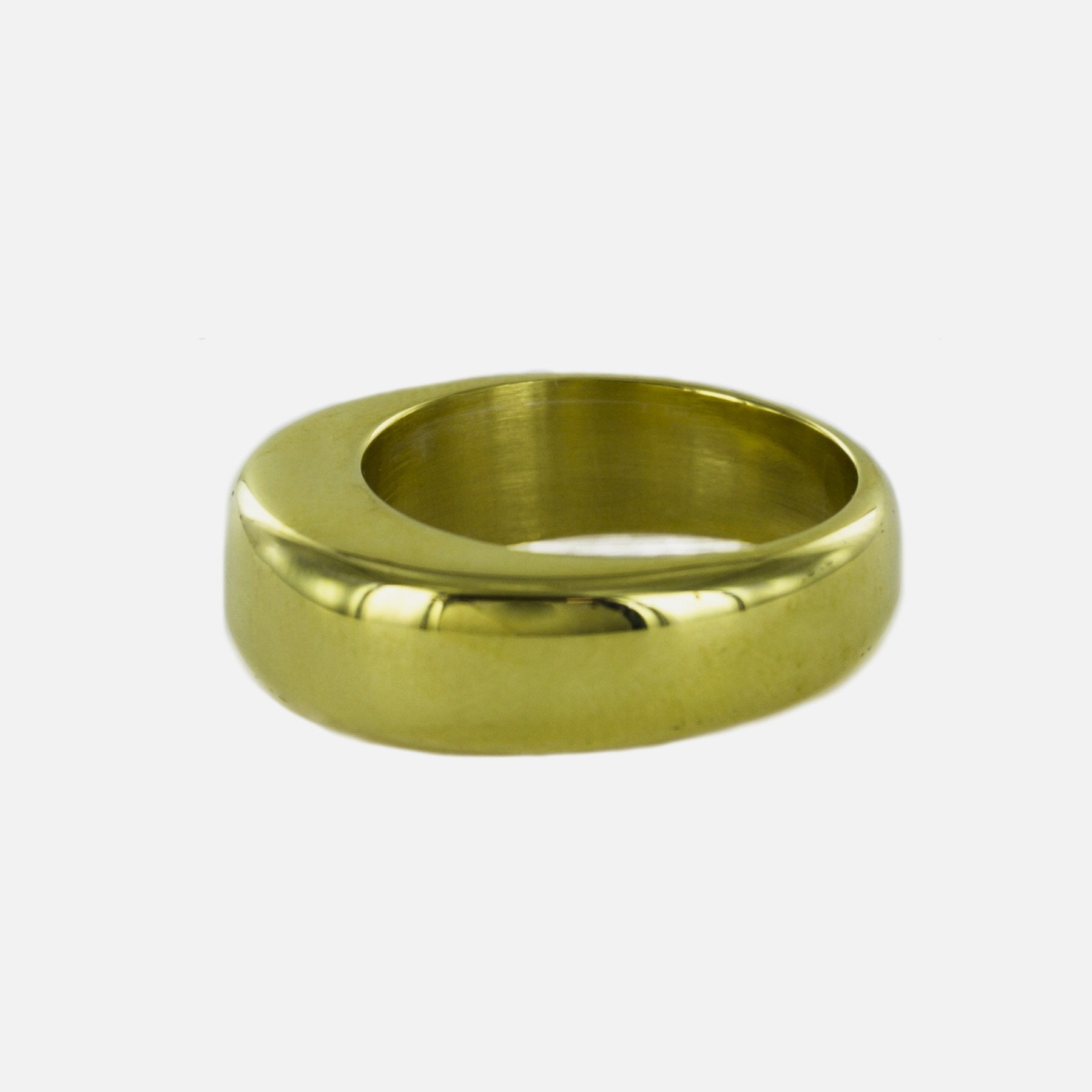 Premium Artisan Hollow Brass Ring