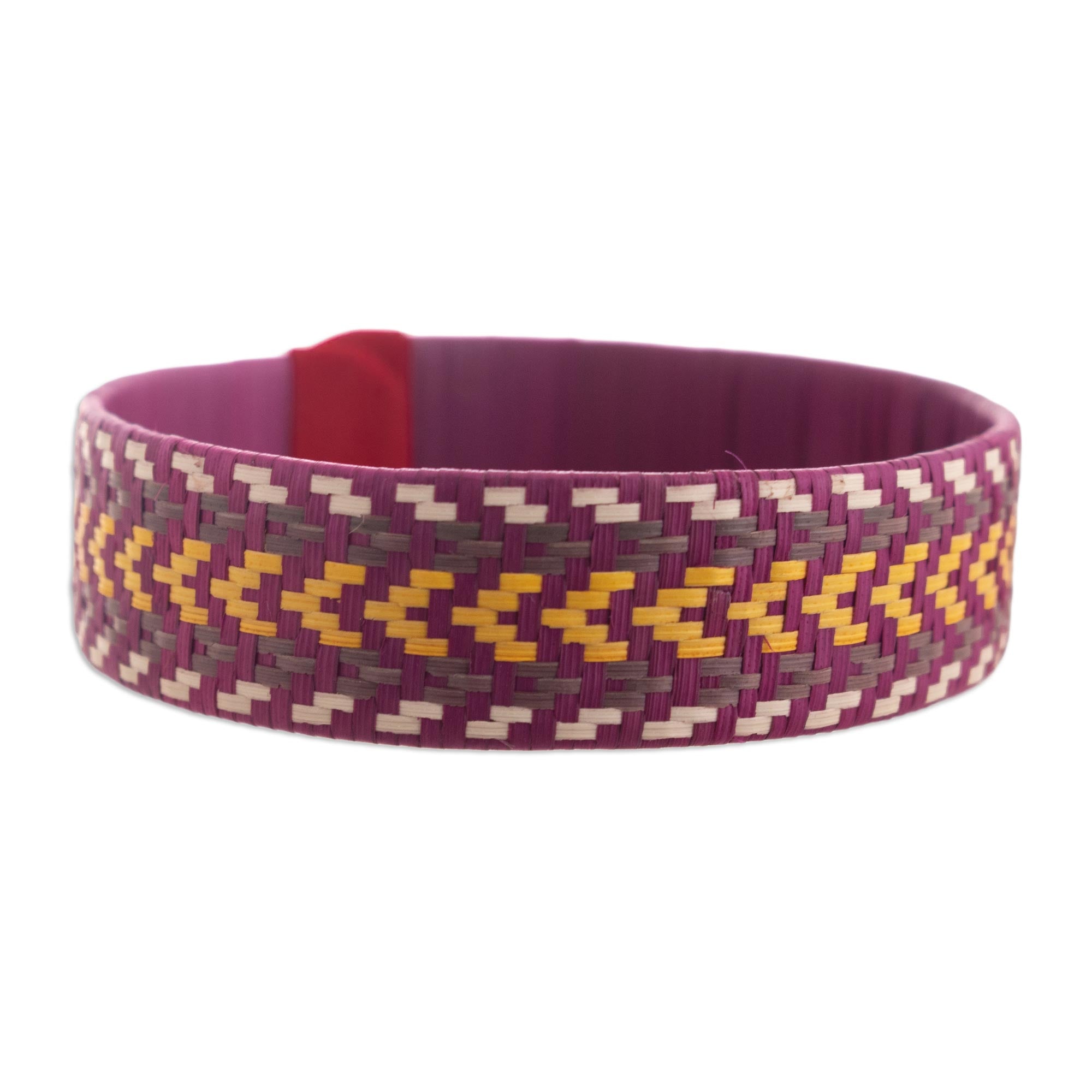 Premium Sun Runner Multicolor Woven Cuff Bracelet - Handcrafted by Zenu Artisans