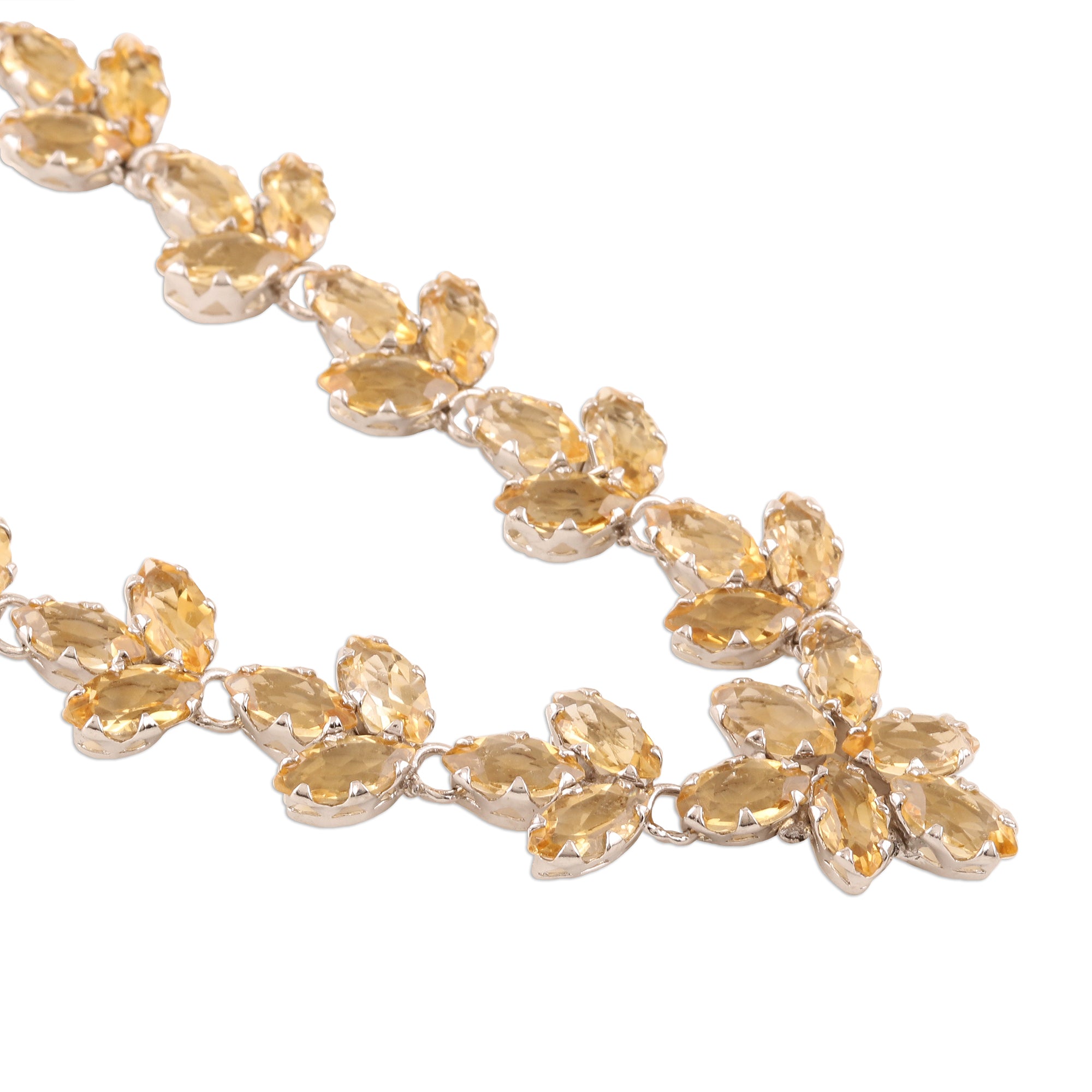 Premium Gujarat Princess 30 Carat Citrine Gemstone Necklace