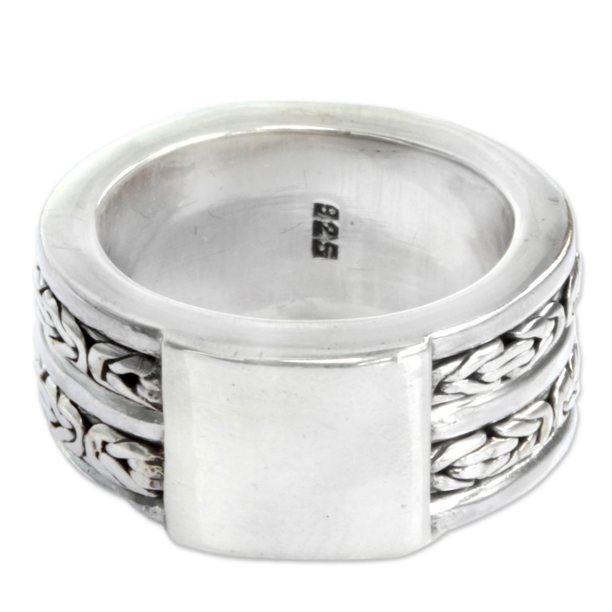 Premium Sterling Silver Band Ring - Ultimate Masculine Style