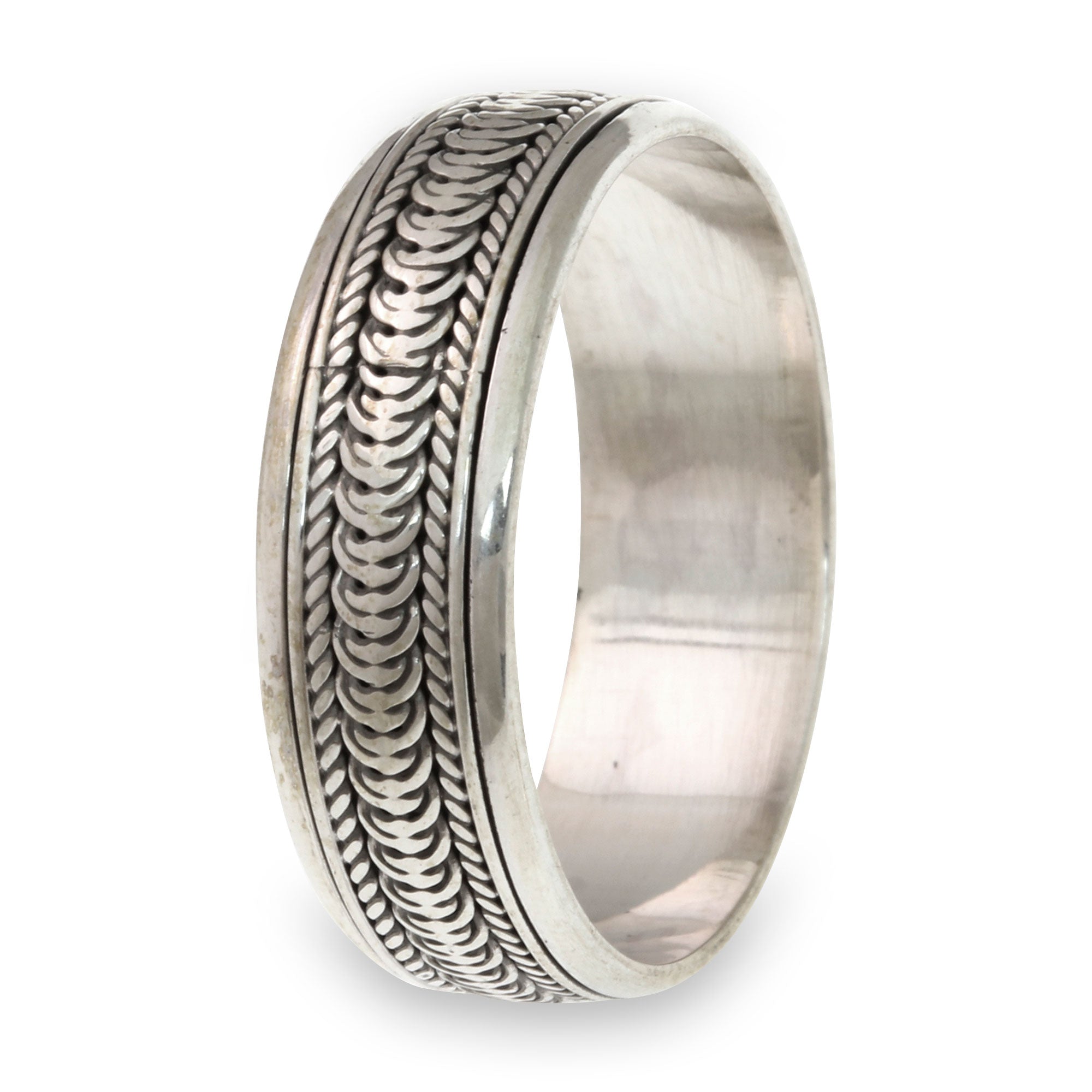 Premium Infinity Path Spinner Meditation Ring