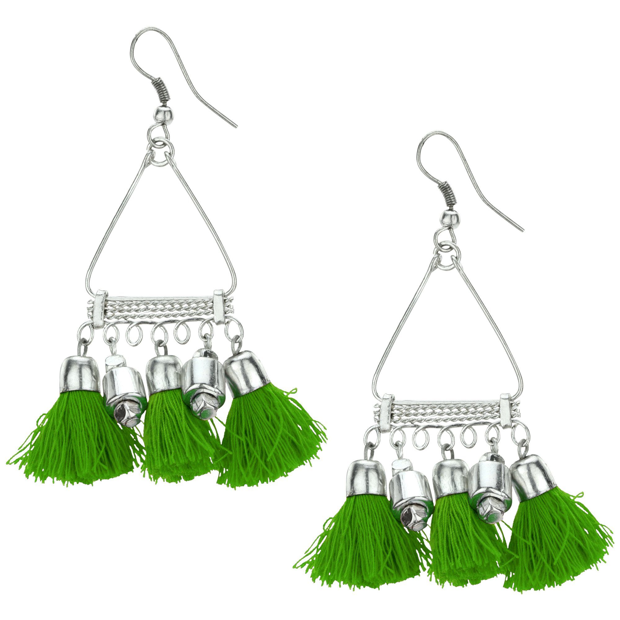 Premium Taj Tassel Earrings - Bohemian Style