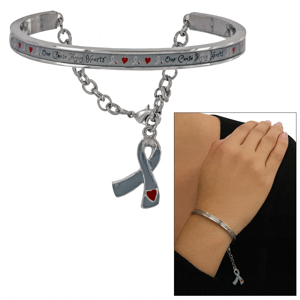 Premium Diabetes Awareness Bracelet - One Cause Many Hearts