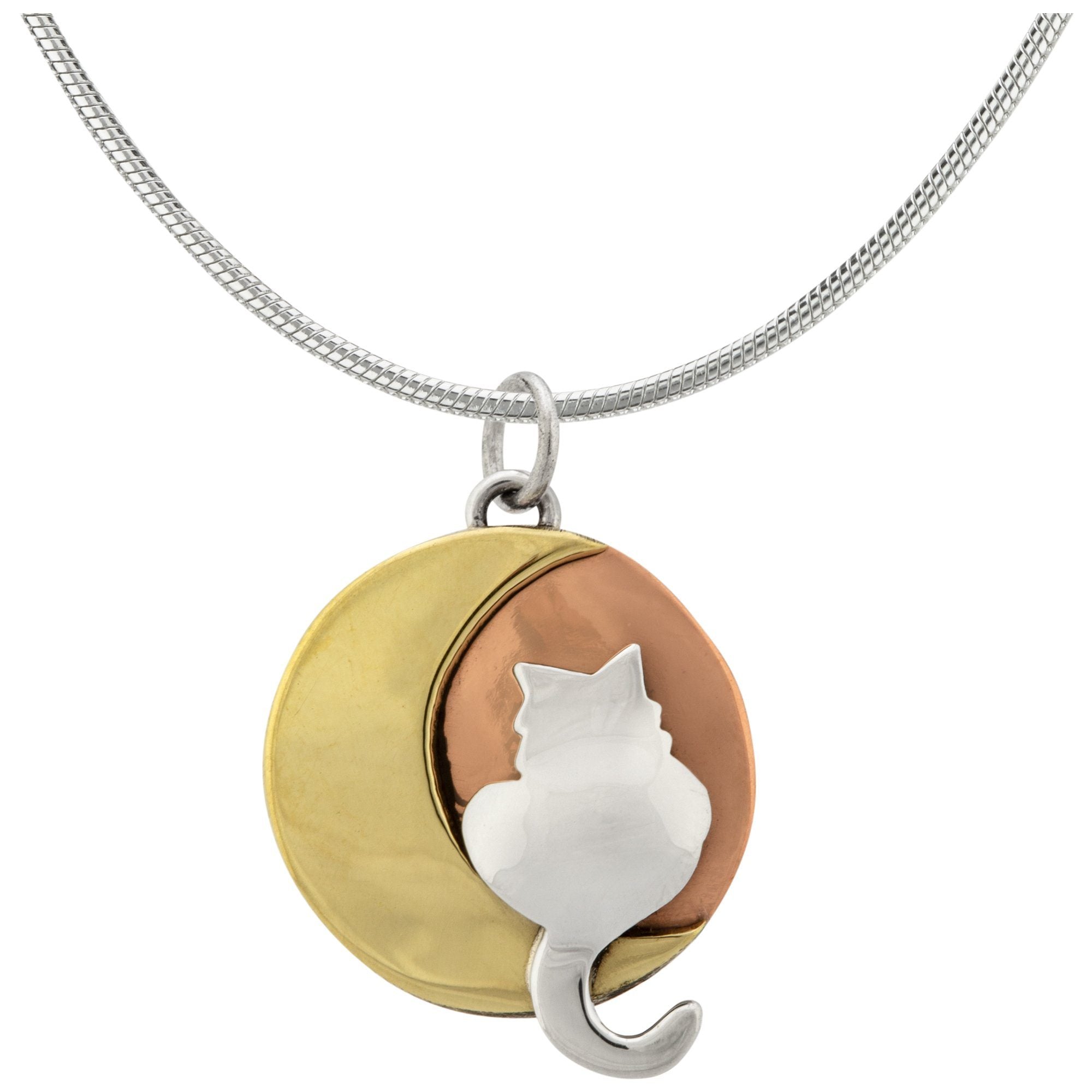 Premium Moonlight Cat Charm Necklace