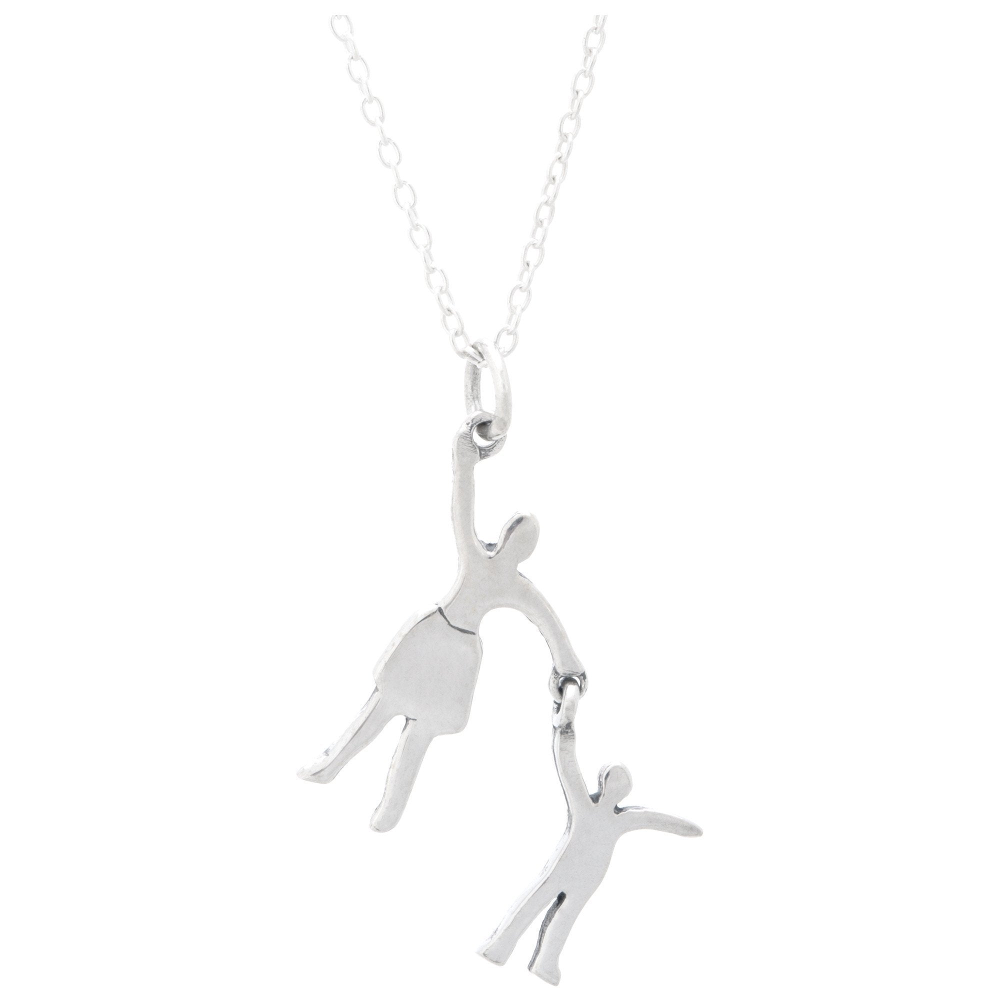 Premium Mother & Daughter Bonding Sterling Silver Necklace