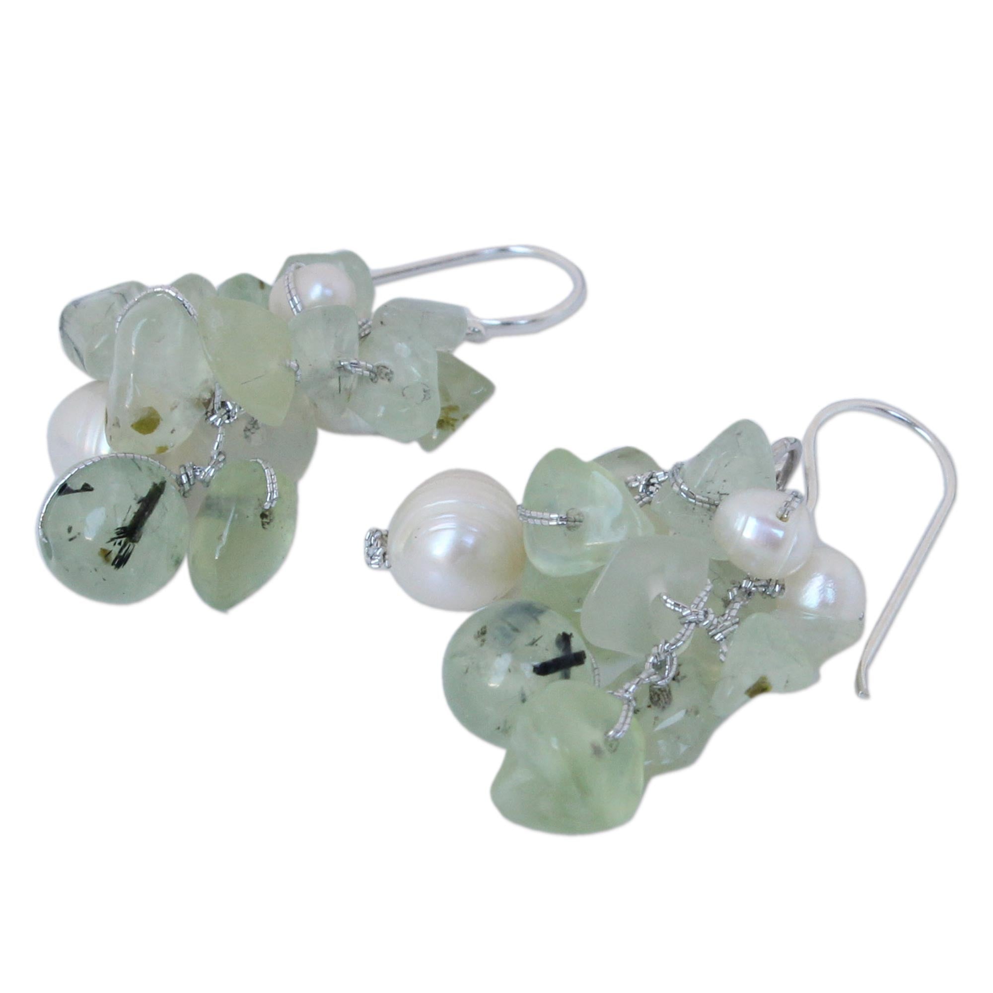Premium Thai Whisper Freshwater Pearl Earrings - Handmade Elegance