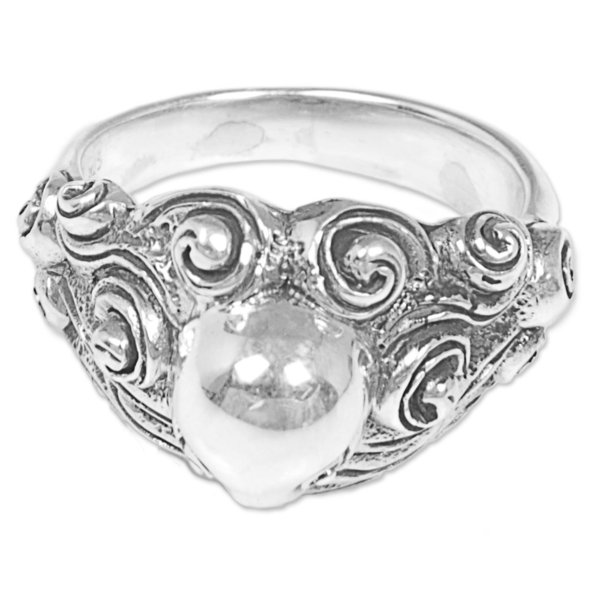 Premium Deep Ocean Octopus Sterling Silver Ring