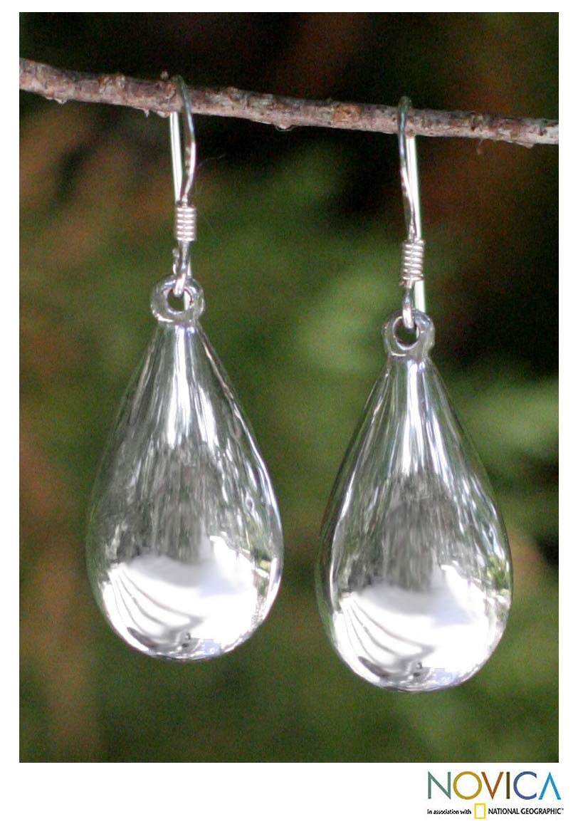 Premium Moon Teardrops Dangle Earrings - Handmade Elegance