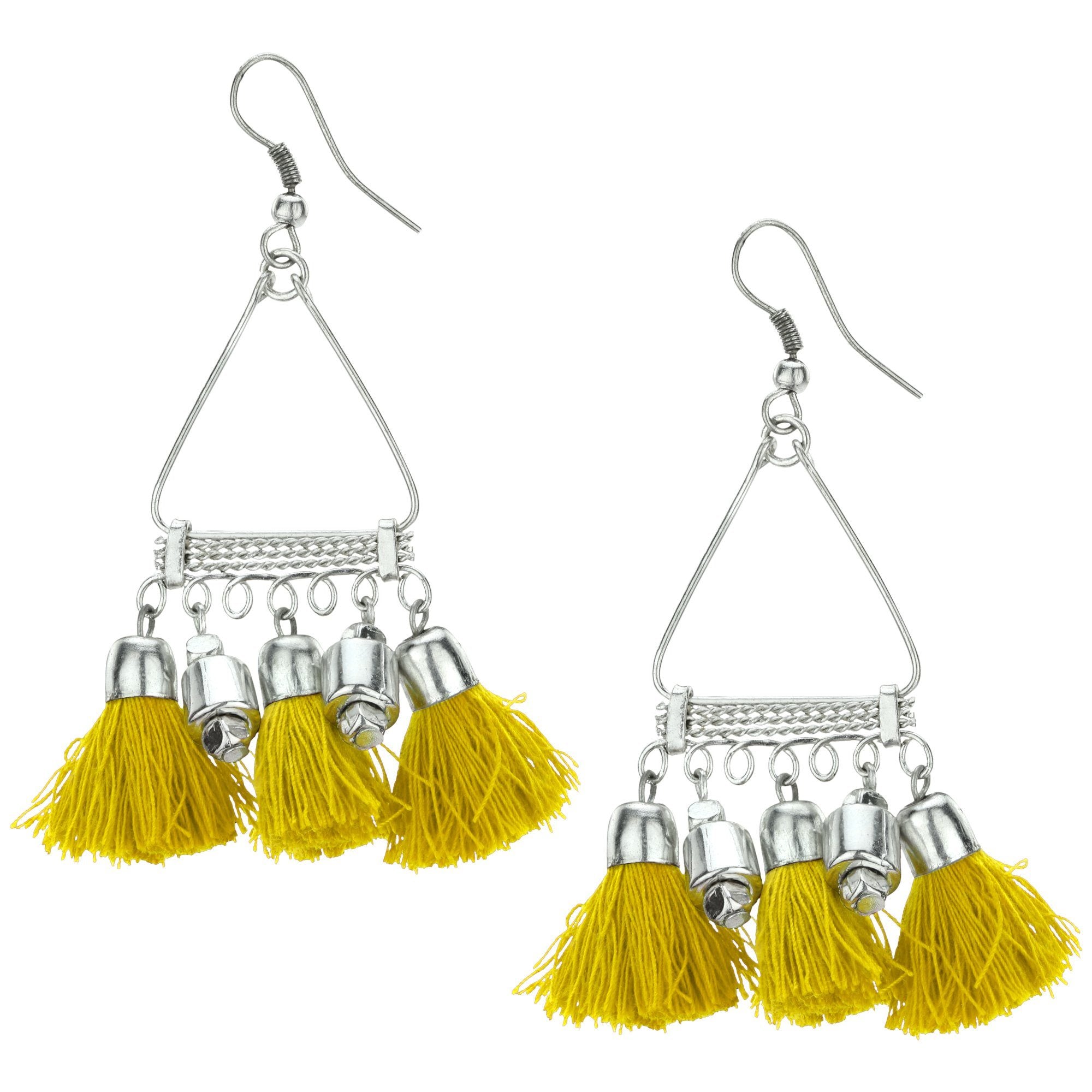 Premium Taj Tassel Earrings - Bohemian Style