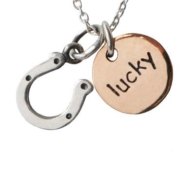 Premium Lucky Charm Pewter Necklace - Handmade & Fair Trade