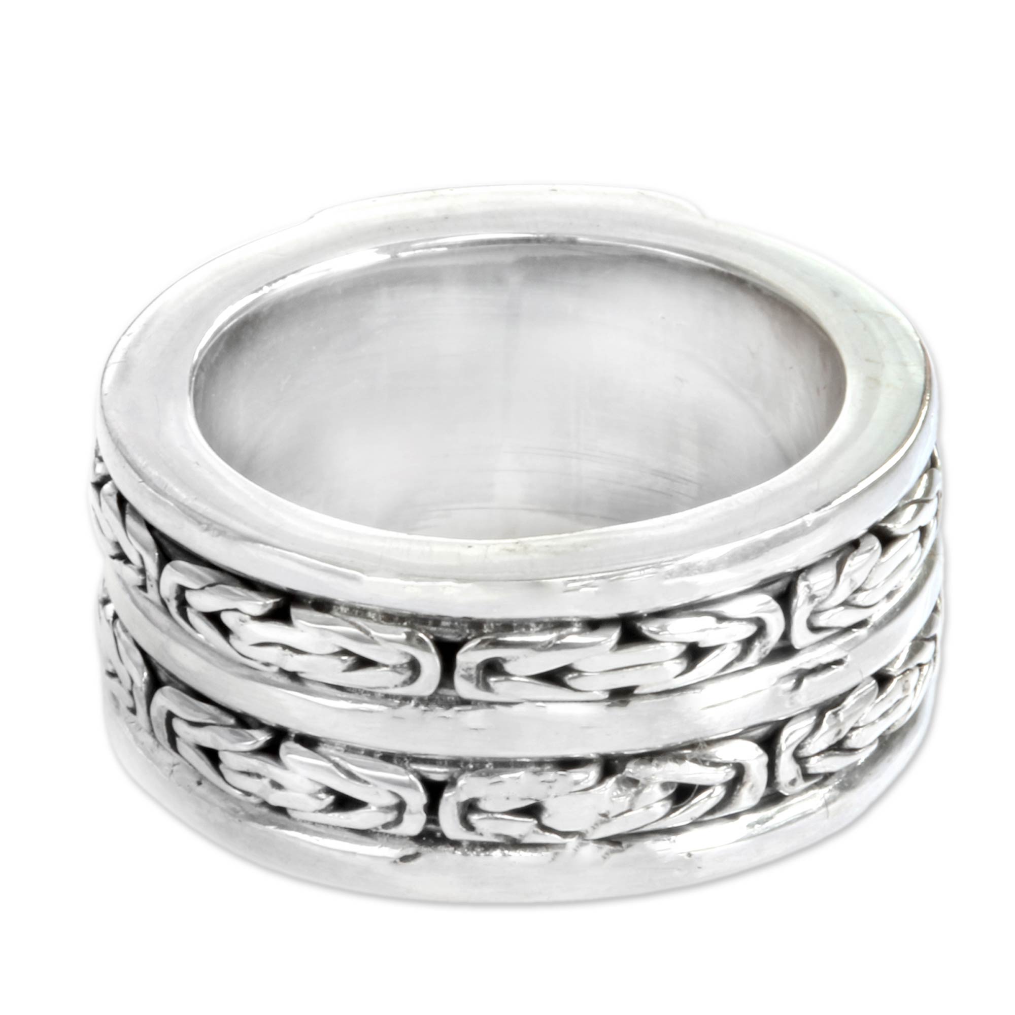 Premium Sterling Silver Band Ring - Ultimate Masculine Style