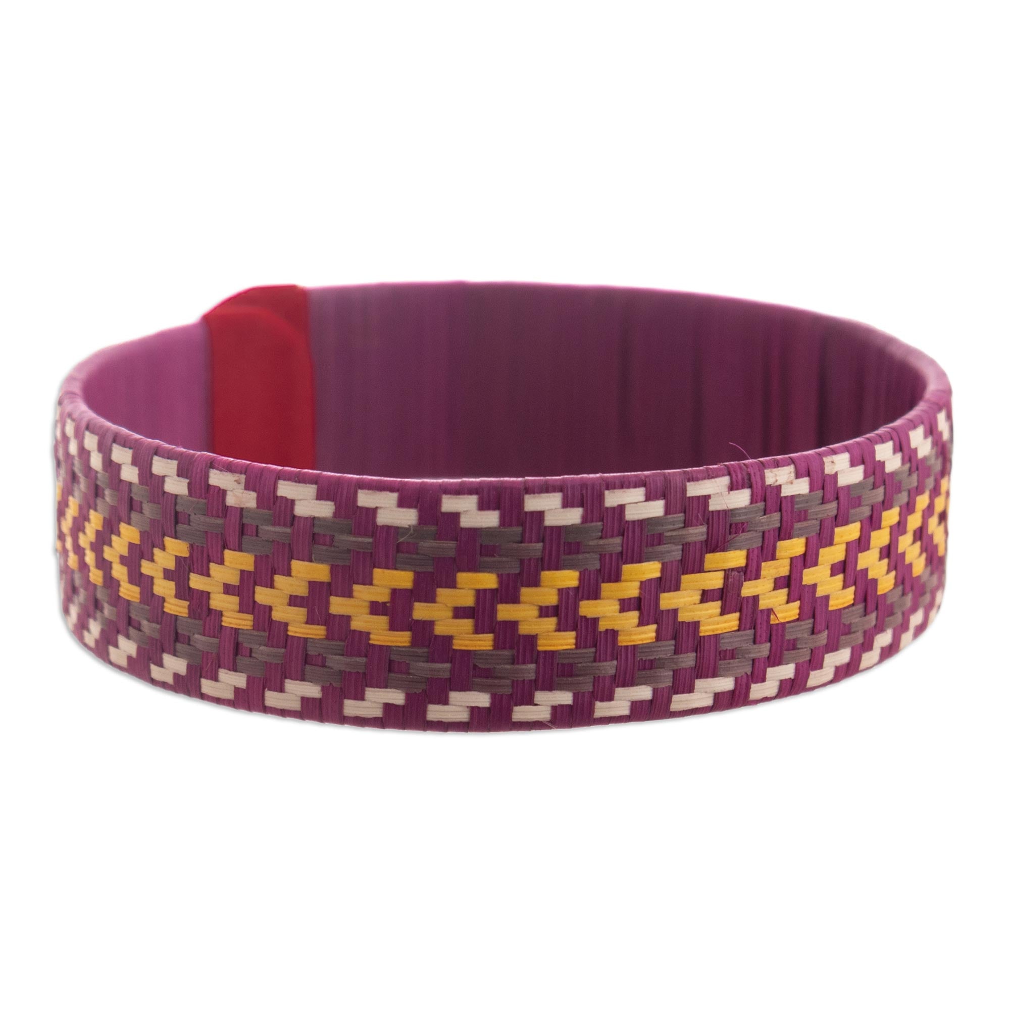 Premium Sun Runner Multicolor Woven Cuff Bracelet - Handcrafted by Zenu Artisans