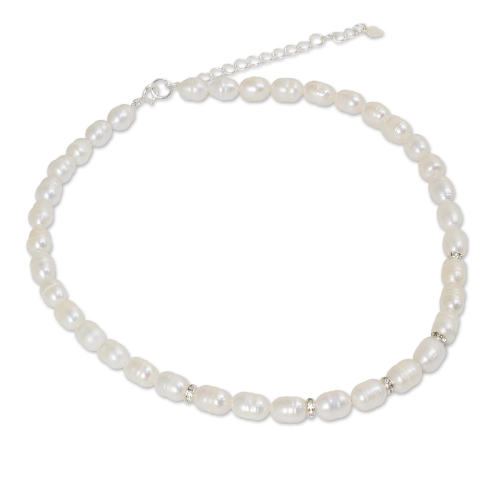 Ultimate Elegance: Cubic Zirconia & Pearl Necklace