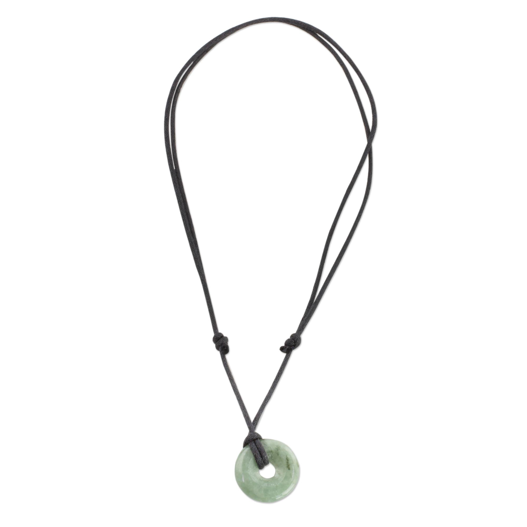 Premium Mayan Love Jade Necklace - Handcrafted Adjustable Jewelry