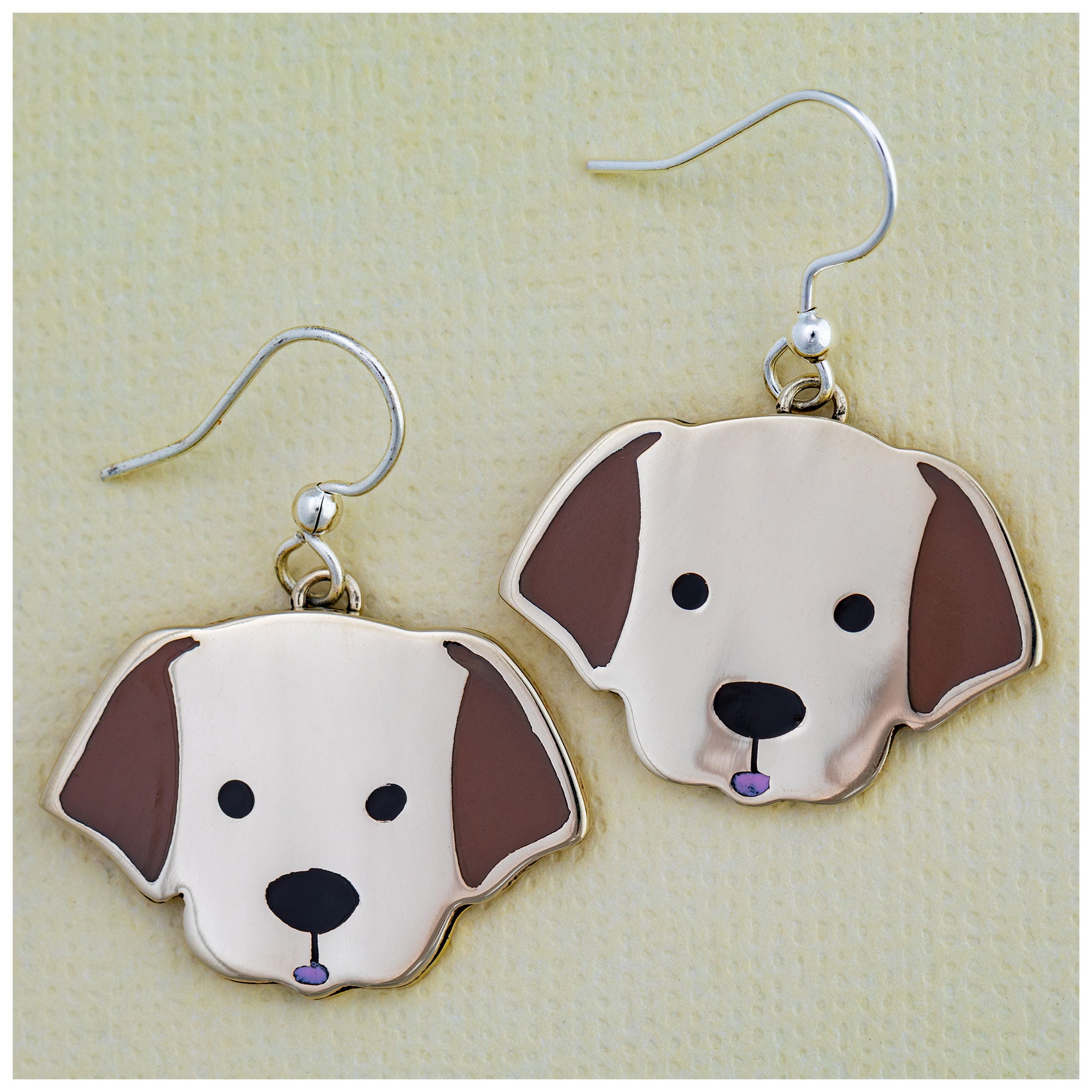 Premium Dog Breed Enamel Earrings - Handmade Fair-Trade Accessories