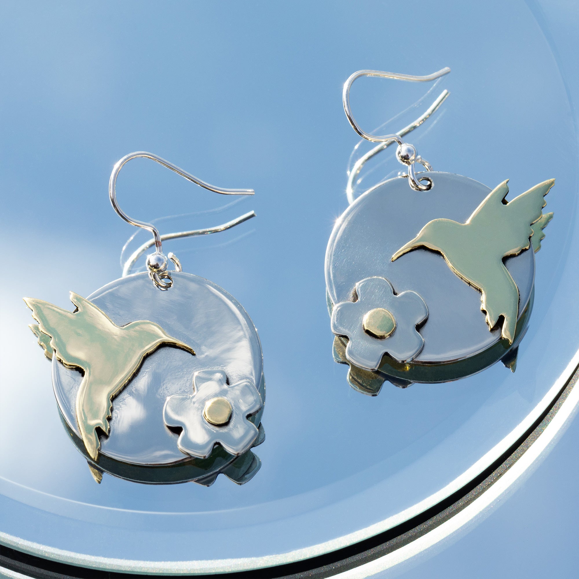 Premium Nature-Inspired Bird Silhouette Earrings