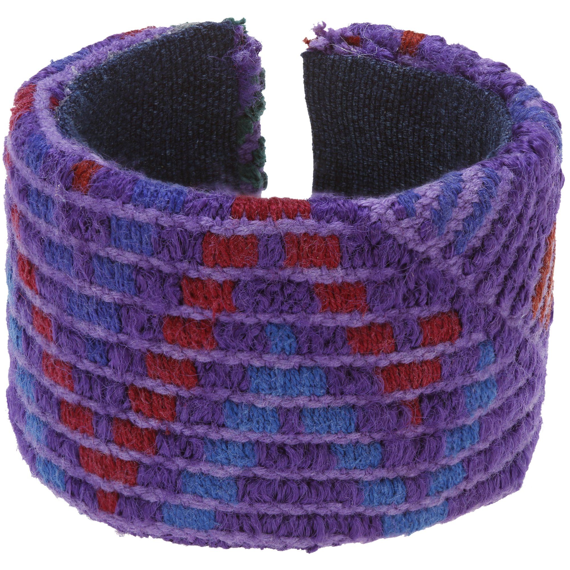 Premium Upcycled Huipil Cuff Bracelet - Handwoven Bohemian Style