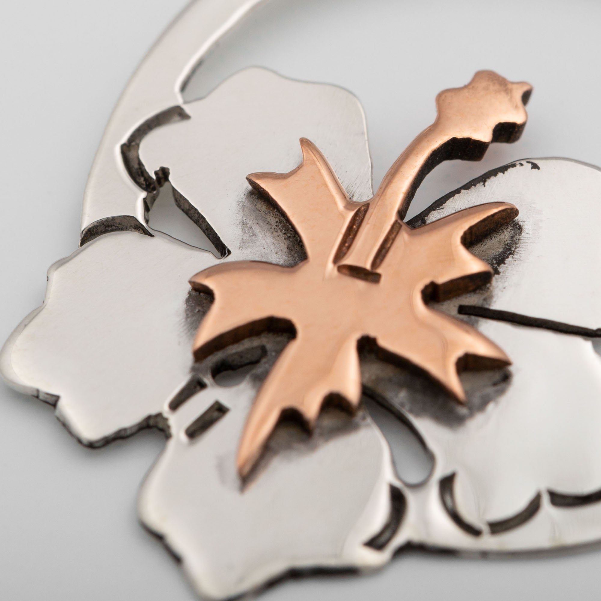 Premium Blooming Flowers Sterling Silver Necklace