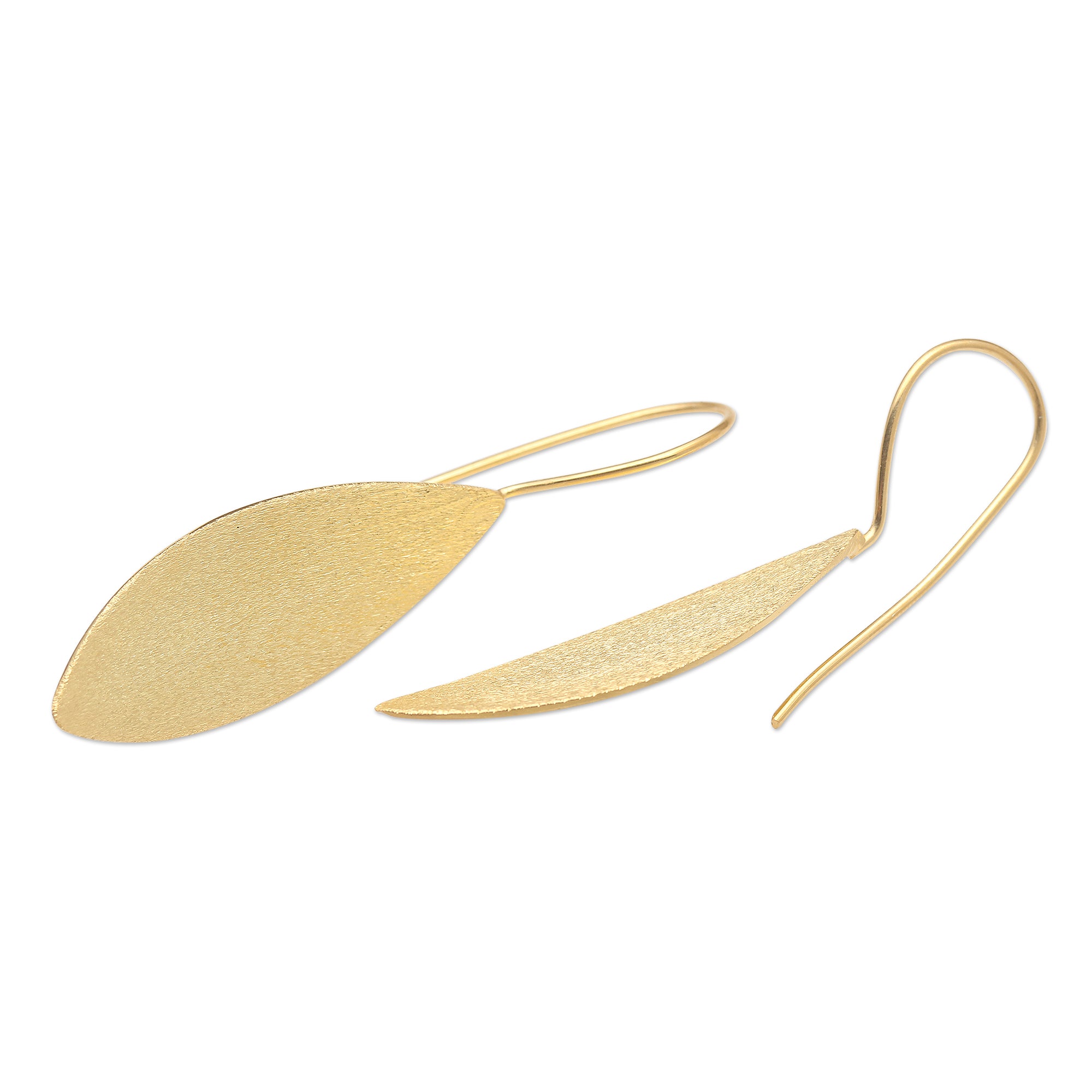 Premium Sunflower Seed Drop Earrings - 18k Gold-Plated Floral Elegance