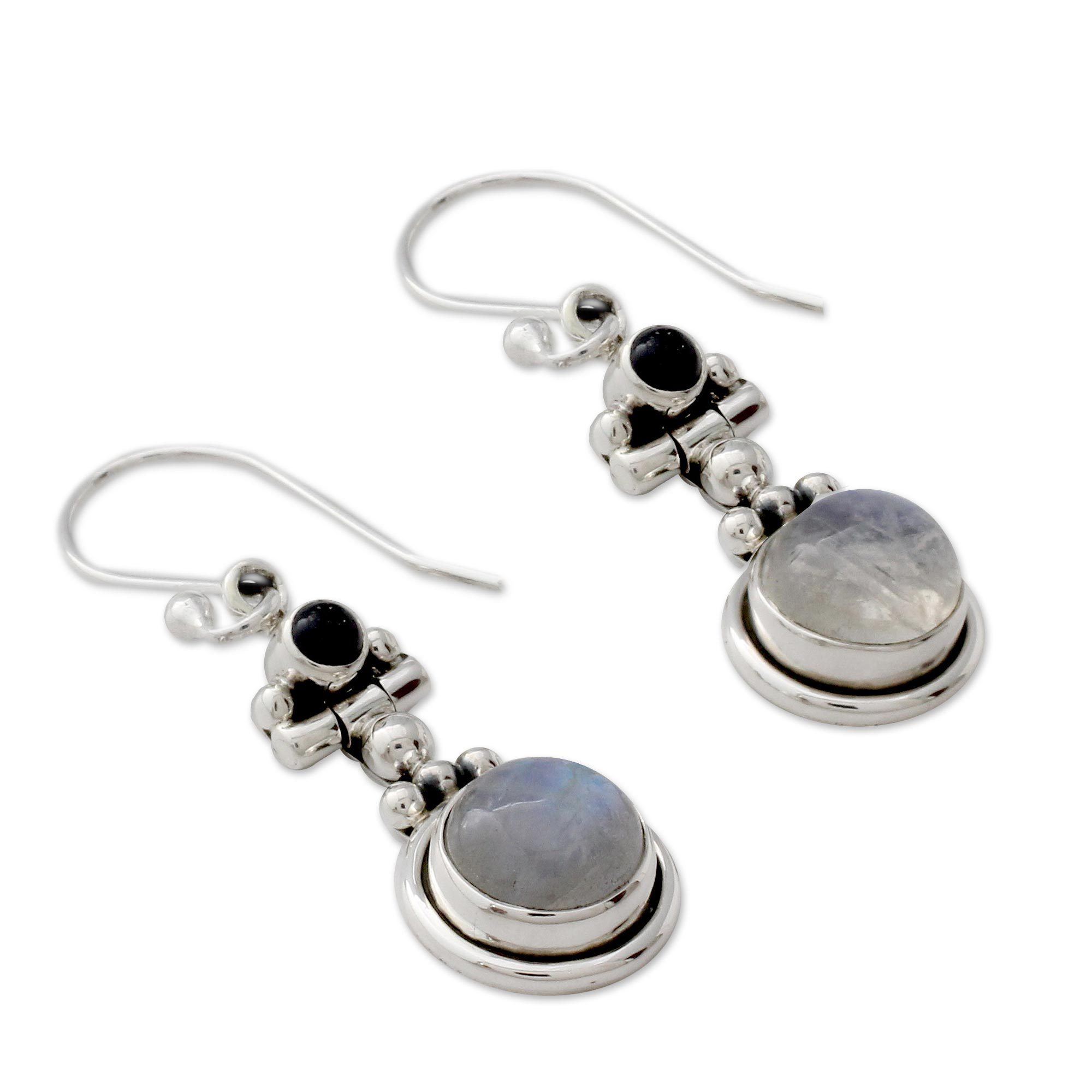 Premium Mystic Moonstone Earrings