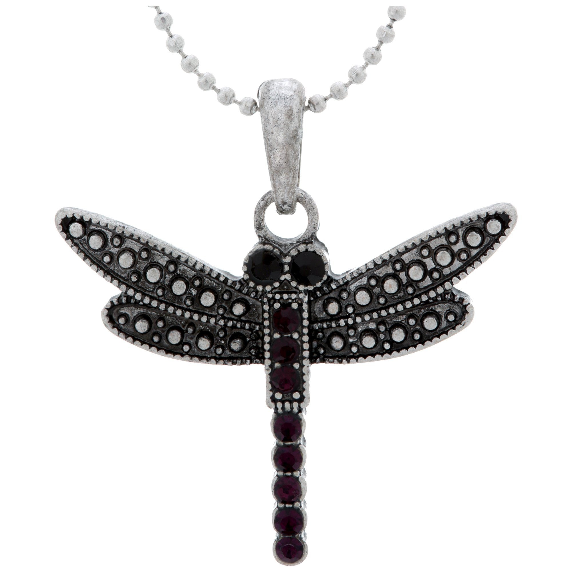 Premium Dragonfly Pendant Necklace - Colors of Life